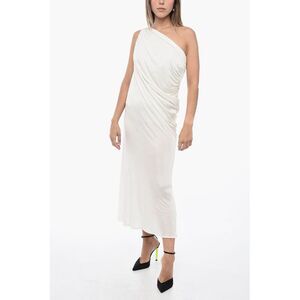 Draped One-Shoulder Dress